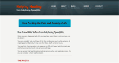 Desktop Screenshot of helpinghealing.com