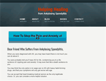 Tablet Screenshot of helpinghealing.com